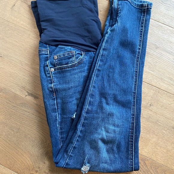 Maternity Over the Bump Jeans - Picture 2 of 8